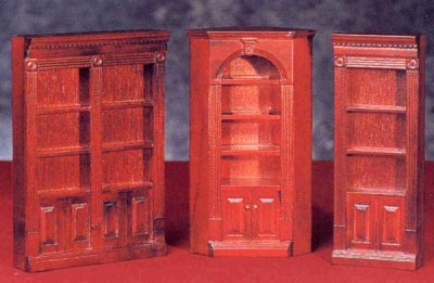 Unfinished Nursery Furniture on Bookcases In 1  Scale For Dollhouses From Fingertip Fantasies