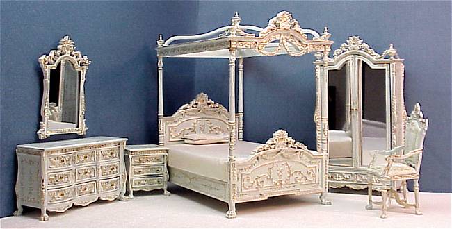 Bespaq Versailles Bedroom Set from FINGERTIP FANTASIES Dollhouse ...