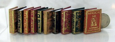 Miniature Reproduction Harry Potter Books for Dollhouses [FOD NI180]