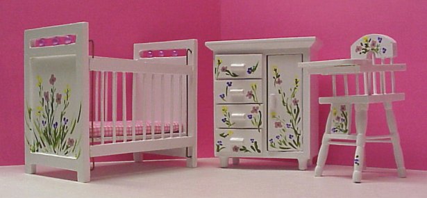 hand painted baby furniture